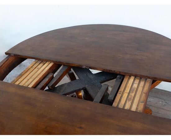 Mid-19th Century Walnut Basket Round Table