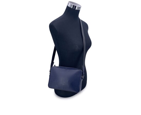 FENDI Borsa a Tracolla in Pelle Col. Blu M
