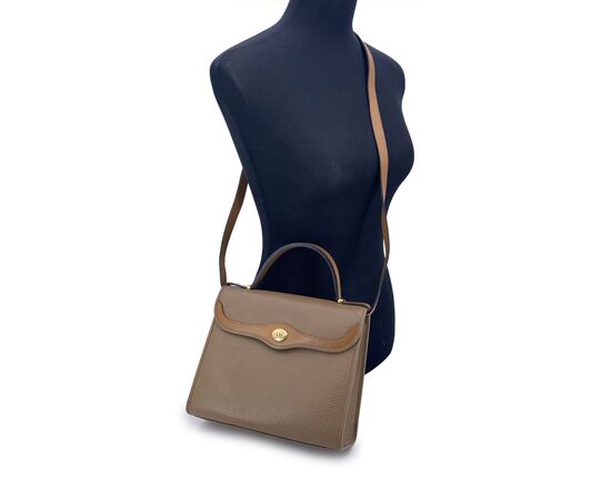DIOR Borsa a Mano Vintage in Pelle Col. Marrone S