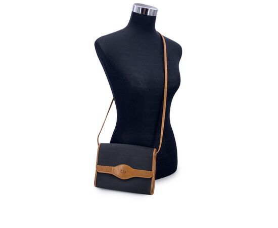 DIOR Borsa a Tracolla Vintage in Tela Col. Nero S