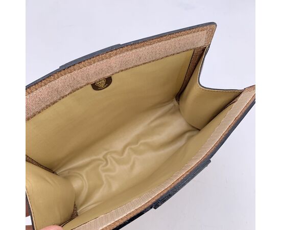 GUCCI Pochette Vintage in Pelle Col. Beige S