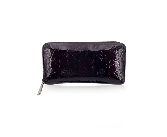LOUIS VUITTON Portafoglio in Pelle Lucida Col. Viola Zippy M