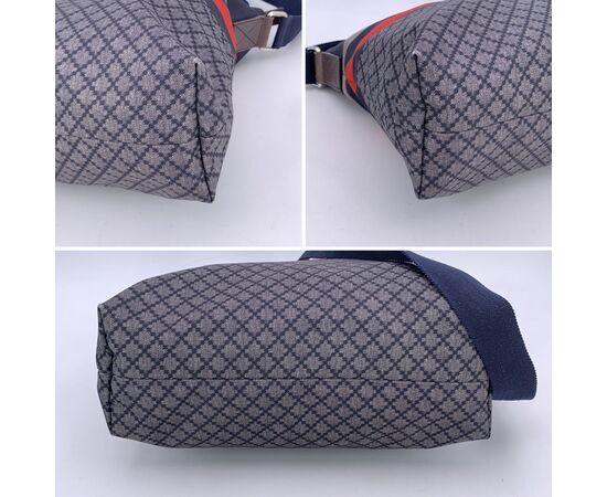 GUCCI Borsa a Tracolla in Tela Col. Blu Diamond M