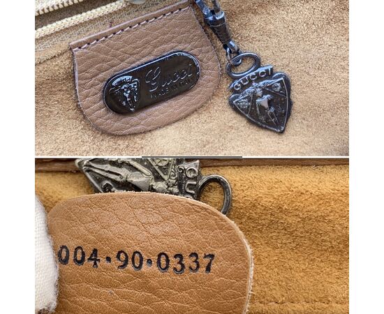 GUCCI Borsa a Tracolla Vintage in Pelle Col. Marrone M