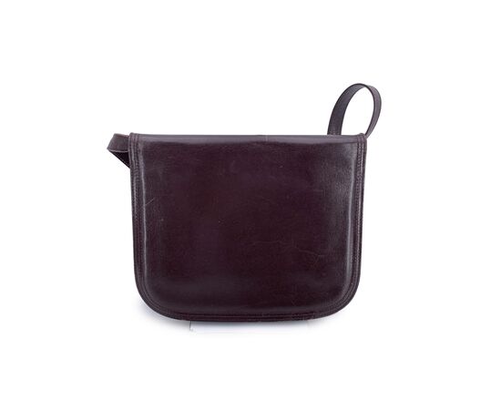YVES SAINT LAURENT Borsa a Tracolla Vintage in Pelle Col. Marrone S