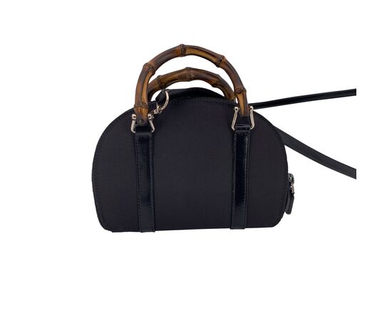 GUCCI Portafoglio Vintage in Tela Col. Nero Bamboo S