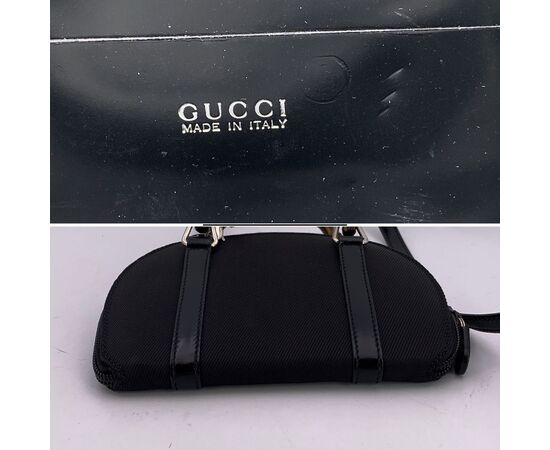 GUCCI Portafoglio Vintage in Tela Col. Nero Bamboo S