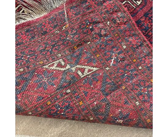 Tappeto metà 900 lana e seta alta qualità Turkmenistan Bukhara  mis 210 x 130