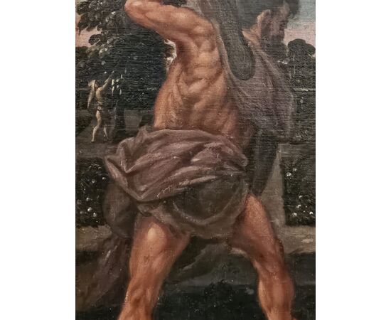 "Ercole che uccide l'Idra" Scuola emiliana del XVII secolo