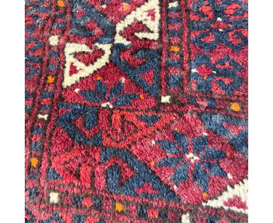 Tappeto metà 900 lana e seta alta qualità Turkmenistan Bukhara  mis 210 x 130