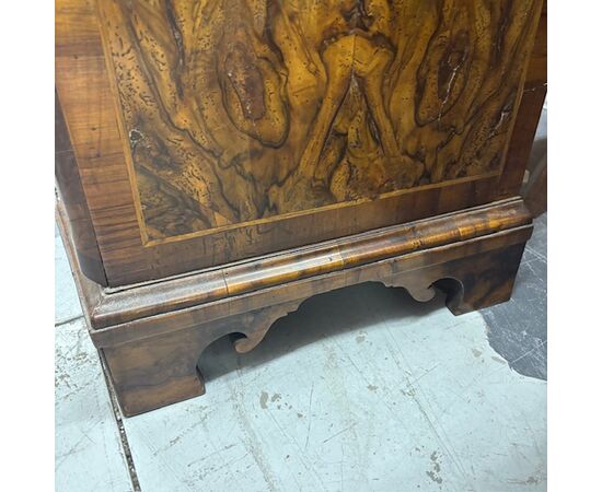 Antica ribalta mossa  Venezia epoca 700 lastronata . intarsiata . Mis 117 x 52