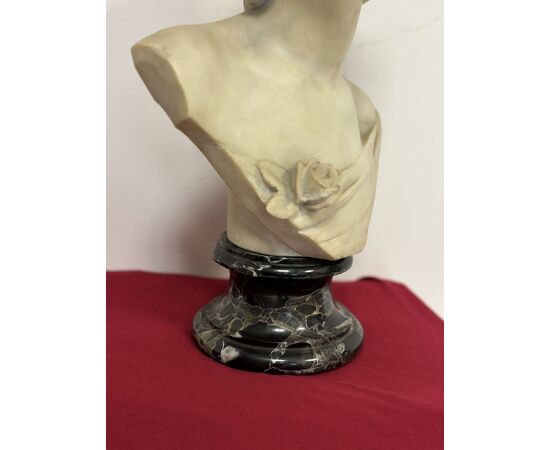 Busto in marmo di Carrara. La bella Fiorentina Emilio fiaschi 1858 . 1941
