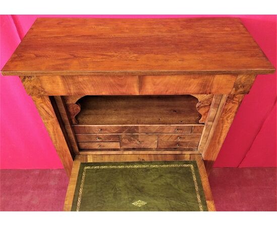 Walnut secretaire restored