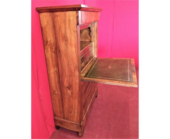 Walnut secretaire restored