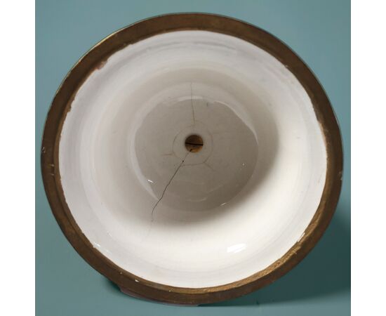 Grande vaso Francese di Napoleone raffigurante la battaglia di Friedland, datato 1807, montatura in bronzo dorato. Dipinto firmato H. Desprez, Sèvres. Fine XIX secolo