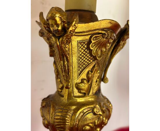 Pair of early 20th century bedside lamps.