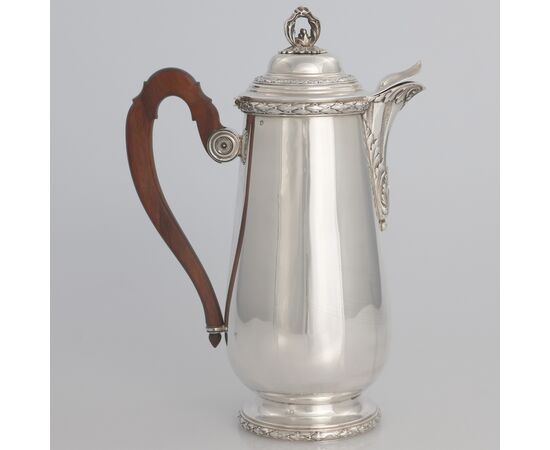 Silver chocolate pot, Victor Boivin, Paris, late 19th century