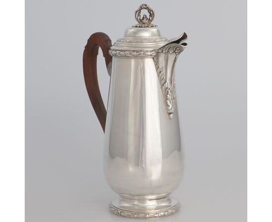 Silver chocolate pot, Victor Boivin, Paris, late 19th century