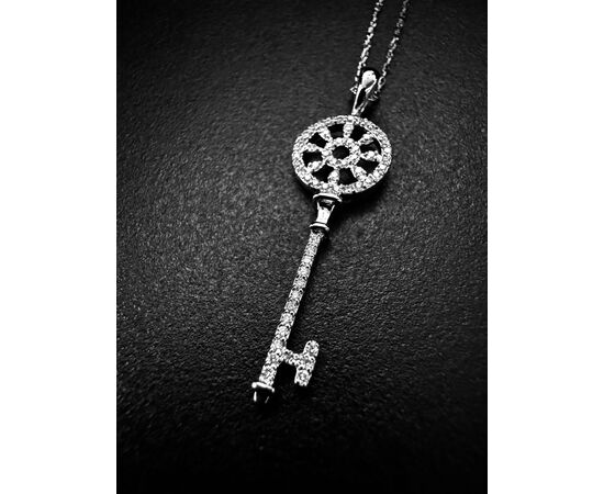 Pendente  KEY  DESIGN  TIFFANY  con  Diamanti