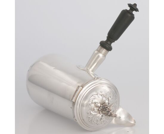 Silver chocolate pot, Adolphe Boulenger, Paris, late 19th century