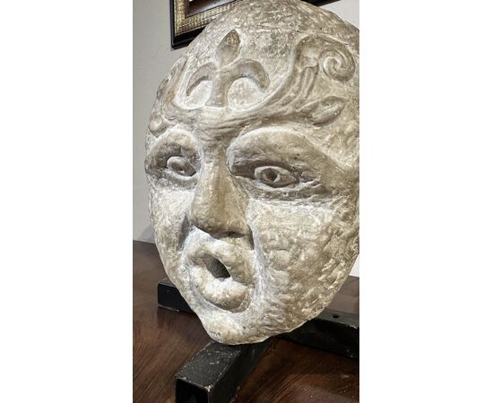 SCULTURA MASCHERONE DA FONTANA XVI SECOLO