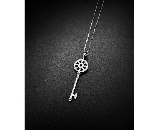 Pendente  KEY  DESIGN  TIFFANY  con  Diamanti