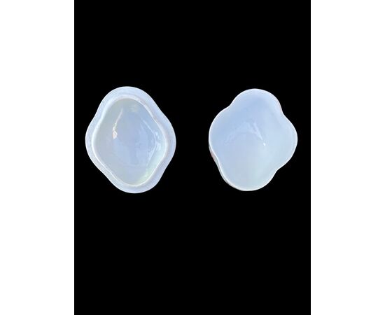 Zuccheriera in porcellana di Doccia decorata a Pesaro alla Casali e Callegari.