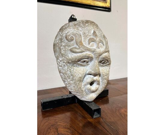 SCULTURA MASCHERONE DA FONTANA XVI SECOLO