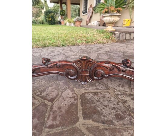 Tavolo 800 in noce da refettorio eclettico