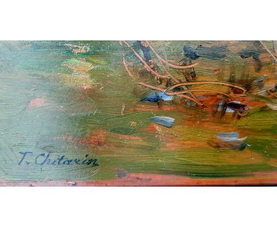 T. Chitarin dipinto anni '20