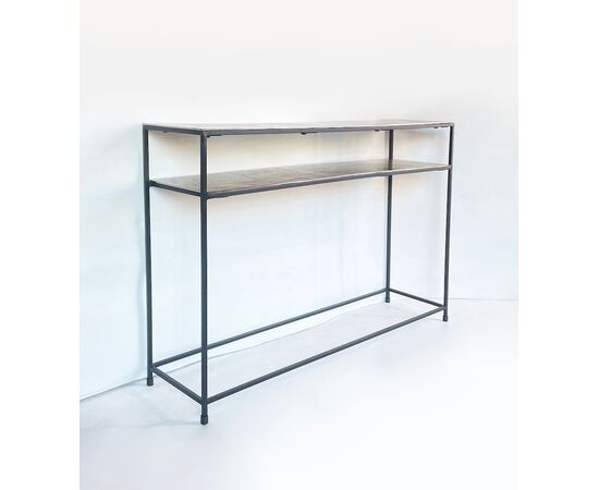 Consolle contemporanea - champagne gold