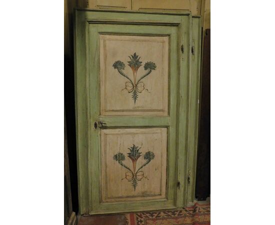 ptl367 pair of eighteenth-century lacquered doors     