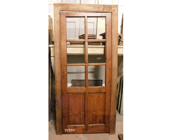 pti587 glass door with frame, size. cm 105 xh 223     