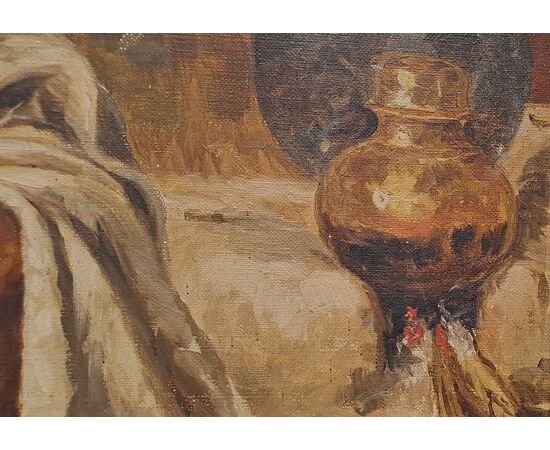 "EAT TO LIVE" - OLIO SU TELA - 1926