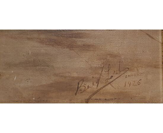 "EAT TO LIVE" - OLIO SU TELA - 1926