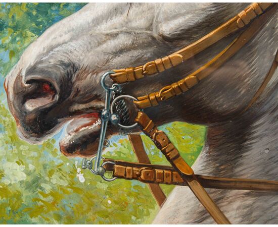 Vittorio Cajani (Turin, 1890 – Paris, 1940), The White Horse, 1913