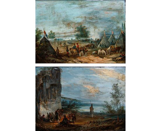 Primo quarto del XIX secolo, Scene di accampamento