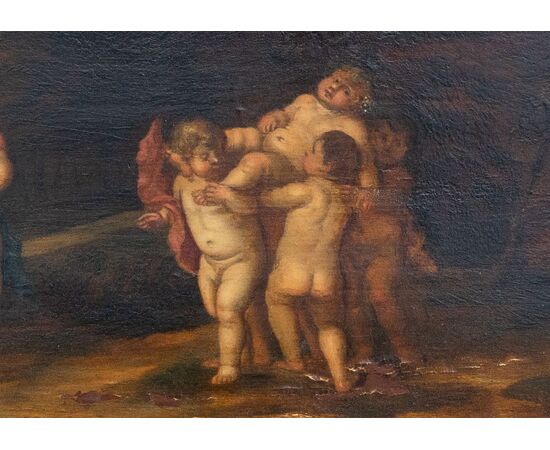 Baccanale di Putti - Scuola Fiamminga