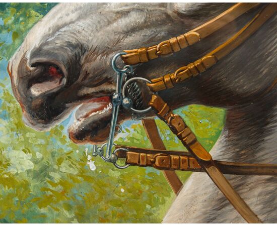 Vittorio Cajani (Turin, 1890 – Paris, 1940), The White Horse, 1913