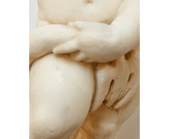 Toscana, XVIII secolo, Putto con delfino