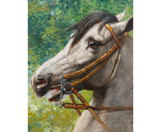 Vittorio Cajani (Turin, 1890 – Paris, 1940), The White Horse, 1913