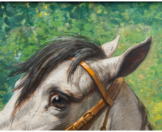 Vittorio Cajani (Turin, 1890 – Paris, 1940), The White Horse, 1913