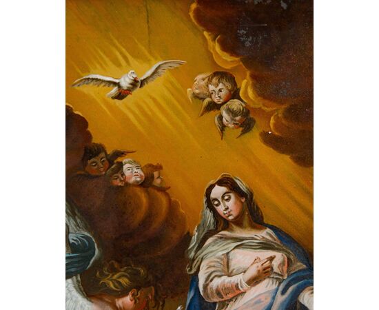 Seguace di Franz Thaddaus Menteler II (1715 - 1794), ca. 1780, Annunciazione