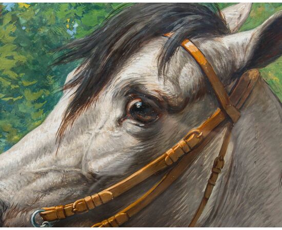 Vittorio Cajani (Turin, 1890 – Paris, 1940), The White Horse, 1913