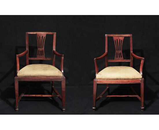 2 Armchairs, 18th Century Veneto