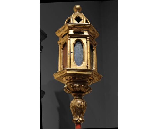 Coppia Lampioni dorati, Toscana, '500