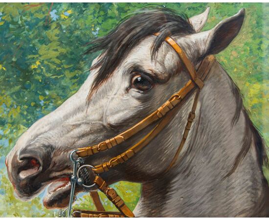 Vittorio Cajani (Turin, 1890 – Paris, 1940), The White Horse, 1913