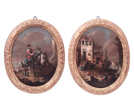 Giuseppe Zais (1709-1784) – Pair of paintings