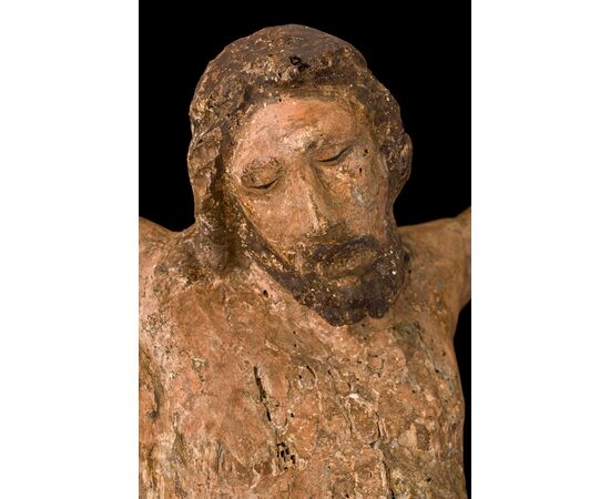 Polychrome wooden Christ, Tuscany, 13th century