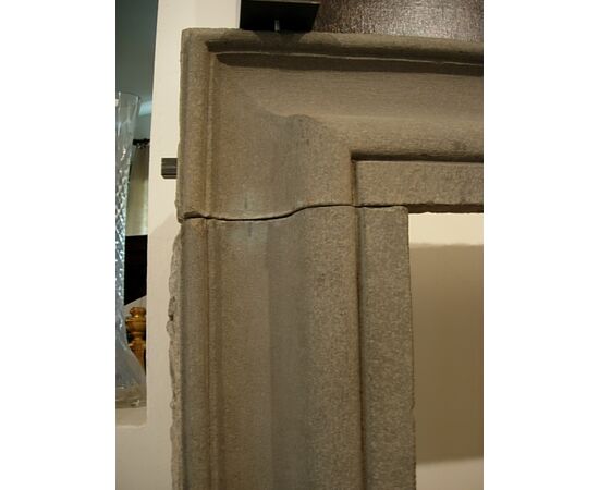 Stone fireplace, Salvator Rosa '600